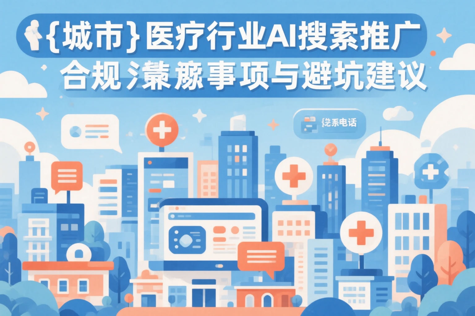 和田医疗行业AI搜索推广合规注意事项与避坑建议