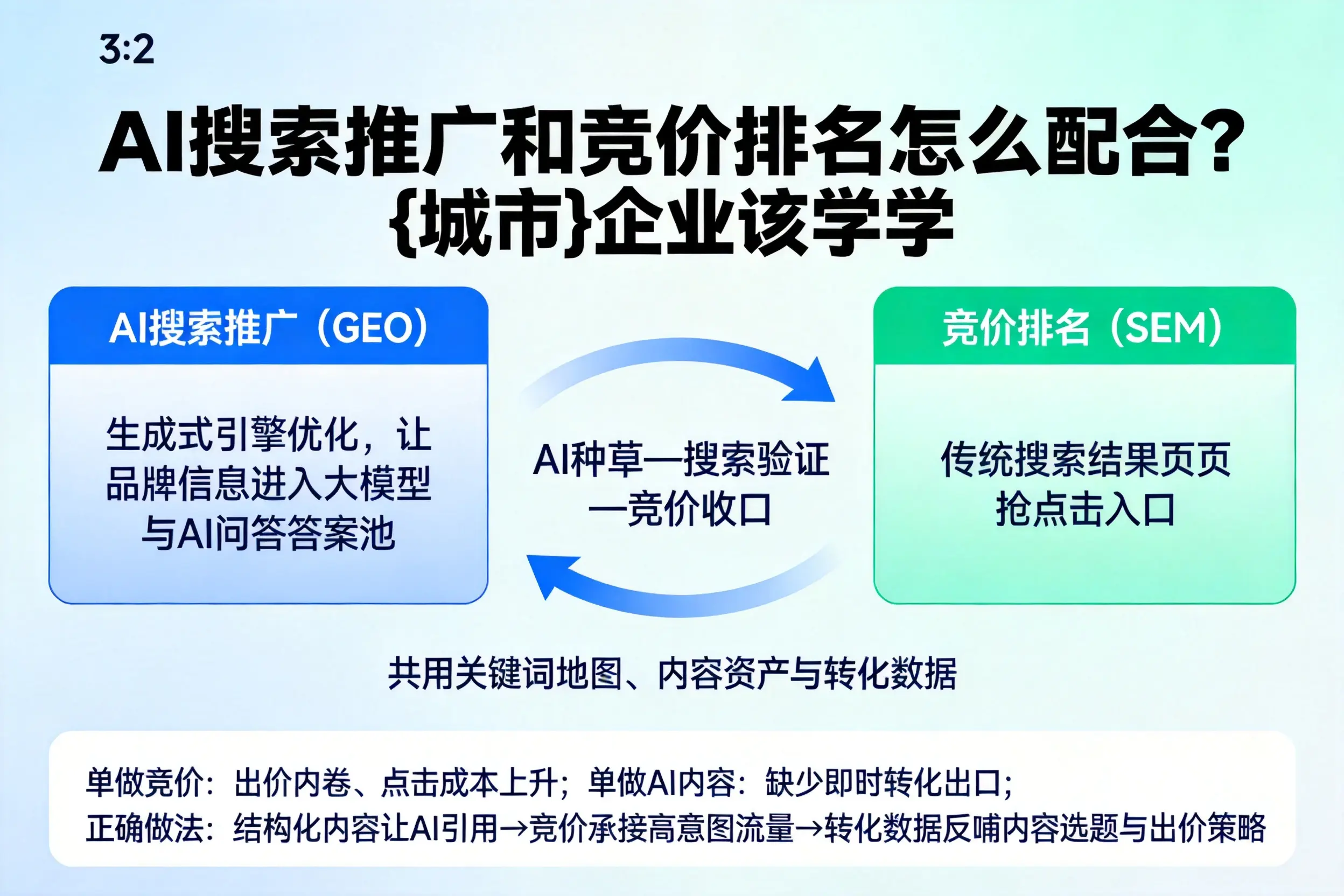 AI搜索推广和竞价排名怎么配合？和田企业该学学