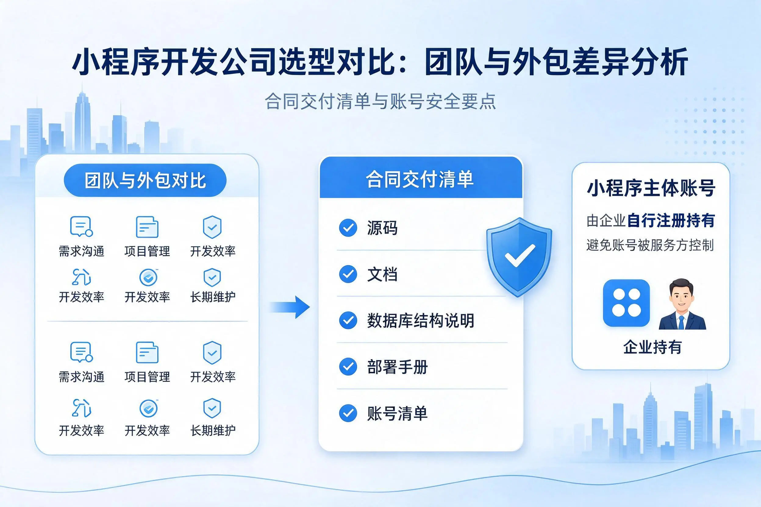 和田小程序开发公司选型对比：团队与外包差异分析