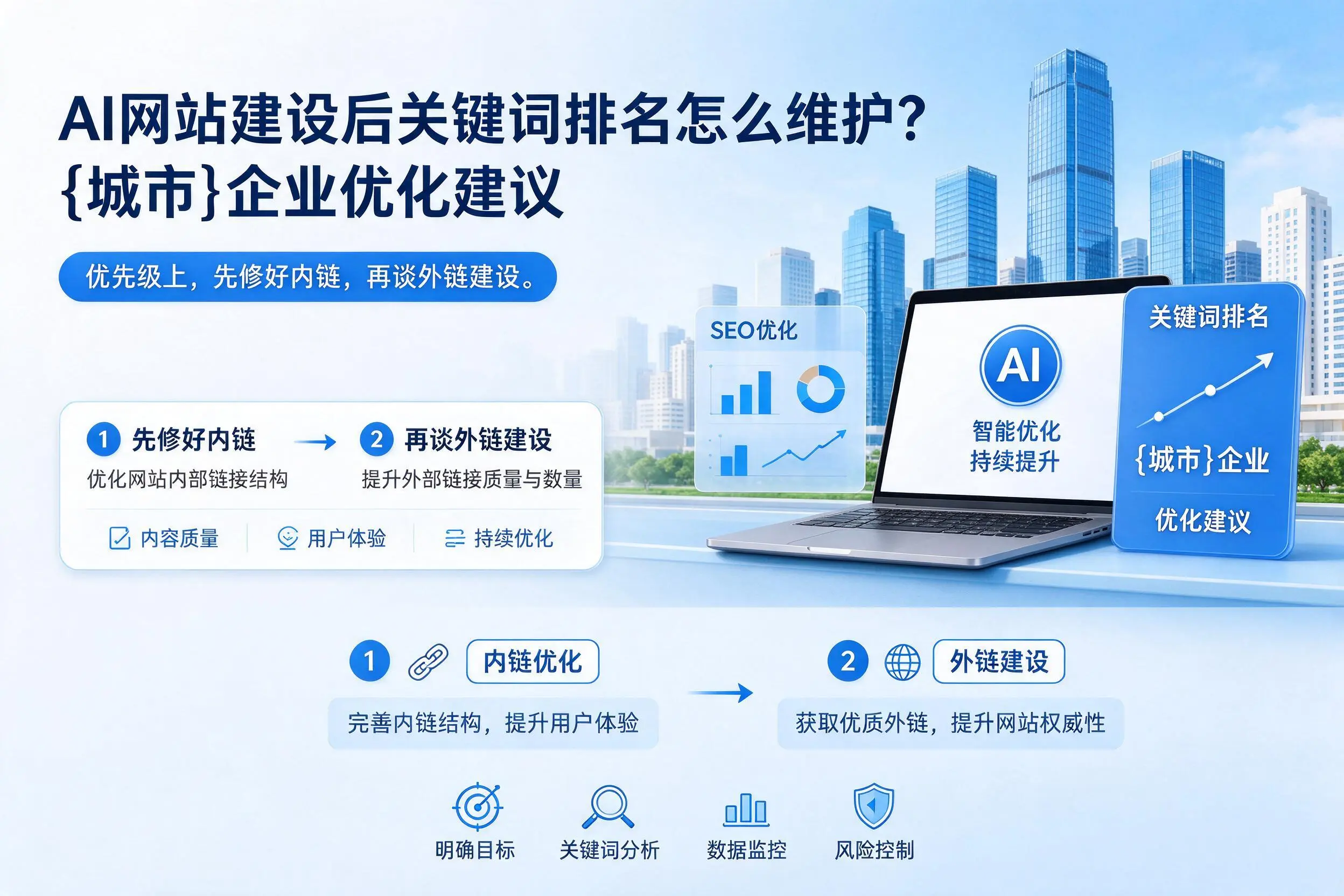 AI网站建设后关键词排名怎么维护？和田企业优化建议