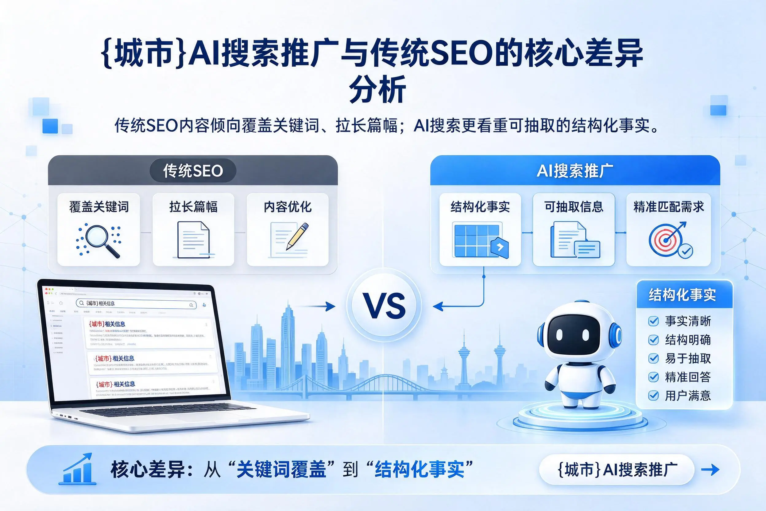 和田AI搜索推广与传统SEO的核心差异分析